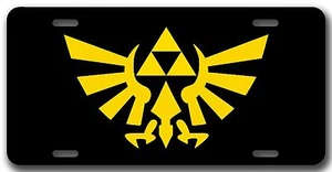 L@@K! The Legend Of Zelda Triforce Nummernschild Vanity Auto Tag Zelda Universum - Bild 1 von 1