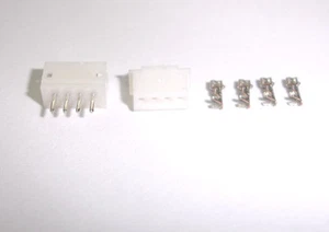 JST Mini 1.5mm ZH 4Pin Female Connector Plug,Crimp Contact Pin Male Header x 100 - Picture 1 of 5