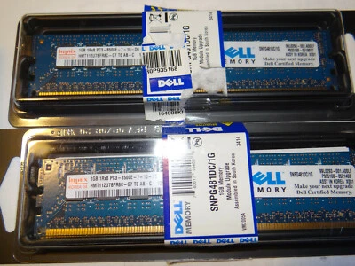 Dell 1GB PC3 8500E 1Rx8  Registered ECC  (Samsung or Hynix) - Image 1 of 4