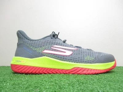 Skechers Viper Court Pro Womens Size 8.5 Medium B Green Yellow Pink 172069 - Image 1 of 4