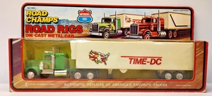 1980 Road Champs 1/43 Road Rigs Semi With TIME DC Trailer. Large 14" Long - Picture 1 of 4