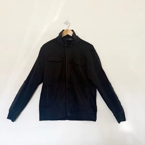 Banana Republic giacca softshell uomo full zip nera media pile - Foto 1 di 4