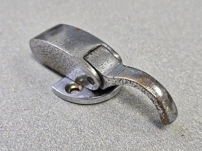 USED ORIGINAL PORSCHE 356 CABRIOLET CONVERTIBLE TOP CHROME LATCH HANDLE NLA #1 - Image 1 of 4