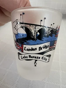 London Bridge Lake Havasu City - Arizona Shot Glass Made in Taiwan Vintage - Picture 1 of 6