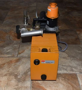 Alcatel 2012A Dual Stage Rotary Vane Vacuum Pump - Picture 1 of 7
