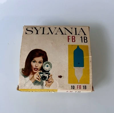 Vintage SYLVANIA FB 1B Single Flashbulbs Foto 1 de 4