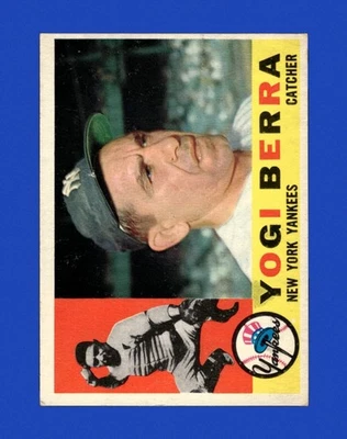 1960 Topps Set-Break #480 Yogi Berra en muy buen estado-en muy buen estado (recortado) *GMCARDS* Foto 1 de 2