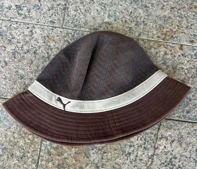 Sombrero de cubo marrón vintage Y2K Puma años 2000 Foto 1 de 4