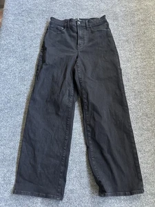 Jeans Madewell The Perfect vintage gamba larga taglia 28 grigio antracite vita alta - Foto 1 di 10