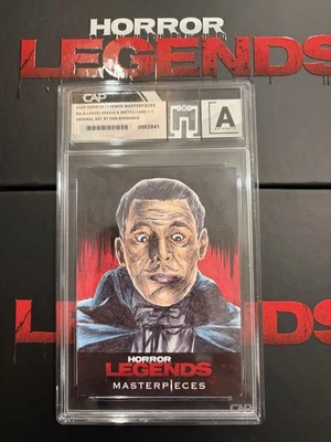 2025 Horror Legends Masterpieces Bela Lugosi Dracula Sketch Card by Dan Borgonos - Image 1 of 2