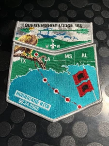 OA QUELQUESHOE LODGE 166 HURRICANE RITA 2005 TWO PIECE SET BV - Picture 1 of 1
