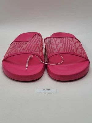 Juicy Couture Women's Wryter Pool Slide Sandals, Dark Pink Size 8M - Image 1 of 4