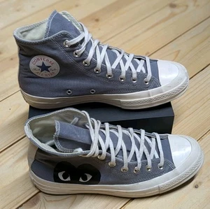 Comme Des Garcons Play X Converse Chuck 70 High Top - Grey | UK 8 - Picture 1 of 8