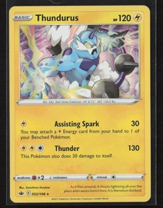 Thundurus #052/198 SWSH06: Chilling Reign Holo Rare Pokemon TCG NM/M - Bild 1 von 2
