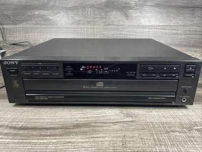 Sony CDP-C215 5 CD Disc Compact Changer Player, No Remote, Tested And Working - Image 1 of 4