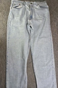 Vintage Levis 550 Jeans Mens 38x32 Blue Light Wash Cotton Relaxed Tapered Denim - Picture 1 of 11