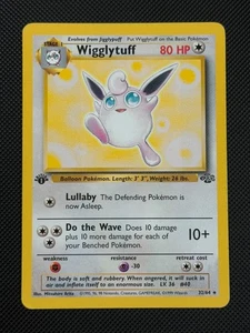 Pokémon Karte Wigglytuff 32/64 1. Edition WOTC Dschungel Rare - Bild 1 von 4