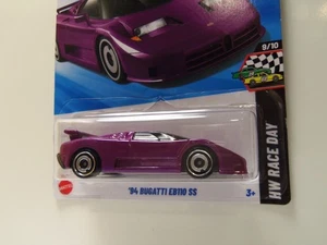 2025 Hot Wheels Race Day Series '94 Bugatti EB110 SS #221 - MONMC - 1/64 Scale - Picture 1 of 4