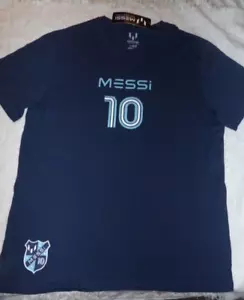 NEW Lionel Messi #10 Messi Collection Mens Blue T-Shirt NWT - Picture 1 of 4