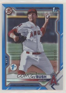 2021 Bowman Draft 1st Edition Blue Foil /150 Ky Bush #BD-149