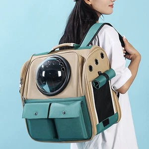 Gliese Haustier Rucksack 36x25x38 cm mit Fenster Aufbewahrung Gefaltet Werden - Bild 1 von 9