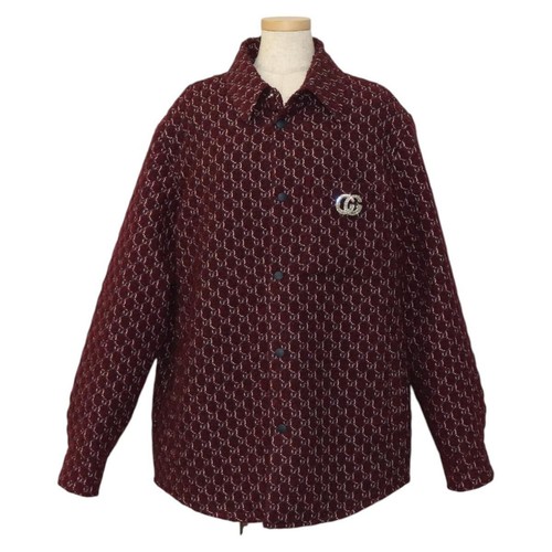 GUCCI Giacca Tweed Rosso Autentico ym002M