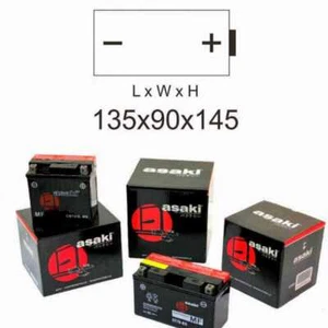 Battery Cb10L-B2 Standard A Suzuki Gs500E 1989-1996 Without Acid Kit 404251360#4 - Picture 1 of 2