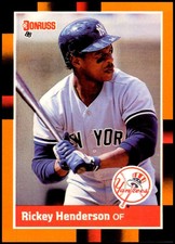 1988 Donruss Baseball's Best #76 Rickey Henderson Yankees NM-MT ID:45739