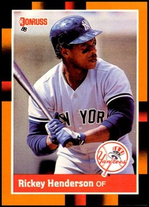 1988 Donruss Baseball's Best #76 Rickey Henderson Yankees NM-MT ID:45739