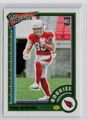 2022 Panini Classics - Rookies #183 Trey McBride (RC) /50 Arizona Cardinals  - Image 1 of 3