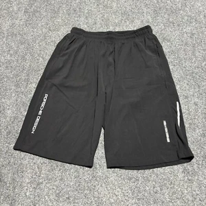 Adidas Porsche Designs Shorts Boy's Extra Large Black 24" Waist 9" Inseam Gym - Picture 1 of 12