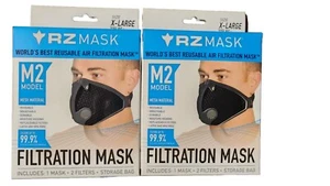 RZ Mask - X Large Set Of 2 - Black - Bild 1 von 2