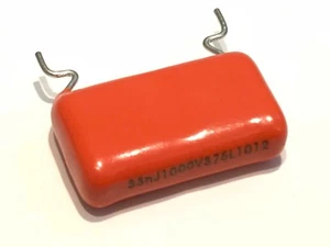 .033UF 1000V 33nF CONDENSADOR DE POLIPROPILENO MKP SUMERGIDO NARANJA (x1) fd1k3 - Imagen 1 de 2