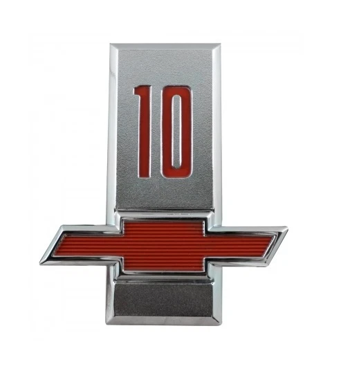 1963 Chevrolet Truck Front Fender Emblem Bowtie "10" NEW Trim Parts! - Image 1 of 1