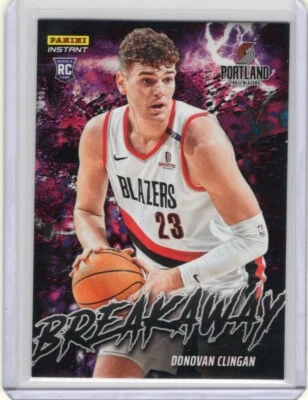 2024/25 PANINI INSTANT NBA BREAKAWAY B7 Donovan Clingan Trail Blazers 1/1355 - Image 1 of 2