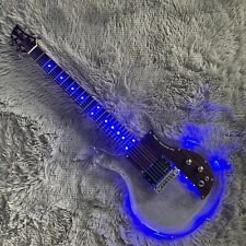 Dan Armstrong Electric Guitar 6 String Led Light Ebony Fretboard Crystal Body for sale
