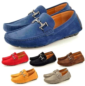 New Mens Casual Loafers Moccasins Slip On Driving Shoes Available UK Sizes 6-11 - Picture 1 of 105