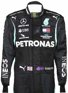 Lewis Hamilton 2020 Model PETRONAS Mercedes F1 Team Race Suit - Picture 1 of 3