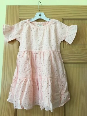 NWT Gymboree eyelet Dress Twirl special Occassion Wedding Easter Girls Pink - Image 1 of 2