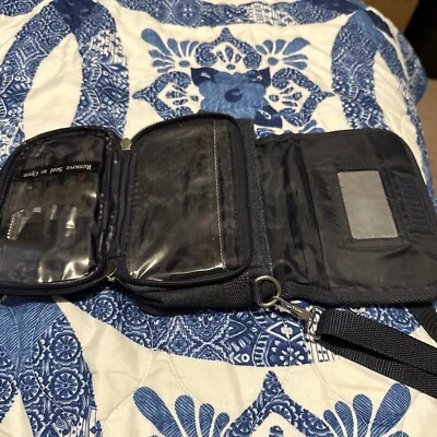 Винтажные женские Funky кусок США синий джинсовой ткани расширяя сумка через плечо сумочка. - Изображение 1 из 4