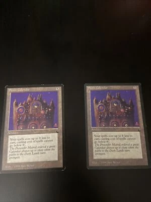 2 X Stone Calendar - (Light Play) The Dark - MTG - Image 1 of 4