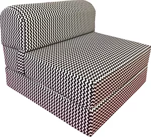 Silla para dormir Zig Zag camas plegables de espuma, colchón portátil 6 x 32 x 70 - Imagen 1 de 3