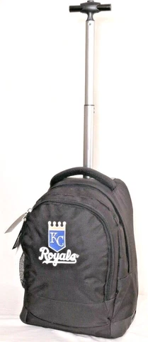 Kansas City KC Royals NEW Mojo MLB Rolling Laptop Bag Luggage Backpack Bookbag Cover