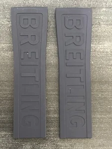 Breitling Navy Blue Diver Pro III Rubber Strap for Deployment 24-20 MM - Picture 1 of 3