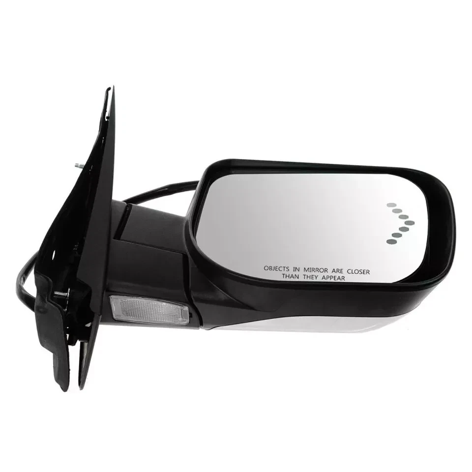 Luz de charco de giro con memoria térmica de espejo cromada derecha para QX56 Armada Titan Foto 1 de 2