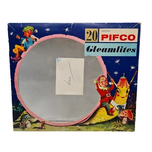 Original Pifco Gleamlites Caja Tapa Solo Vintage Luces Navidad Caja Nº 1277 - Imagen 1 de 9
