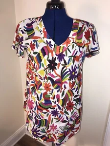 KiKiSol Womens Coverup Cotton Colorful Small - Picture 1 of 6