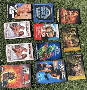 Lot of 11 Vintage Movie Promo Pins – Lord of the Rings, Spy Kids 2, Grease, 007 - Picture 1 of 4