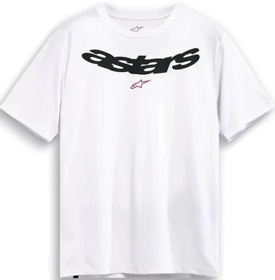 Camiseta blanca de manga corta Alpinestars Elliptic CSF para hombre Foto 1 de 3