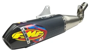 FMF 4.1 RCT Aluminum w/CarbonCap Slip On Muffler Honda CRF450R/RX 2021-22 041602 - Picture 1 of 1